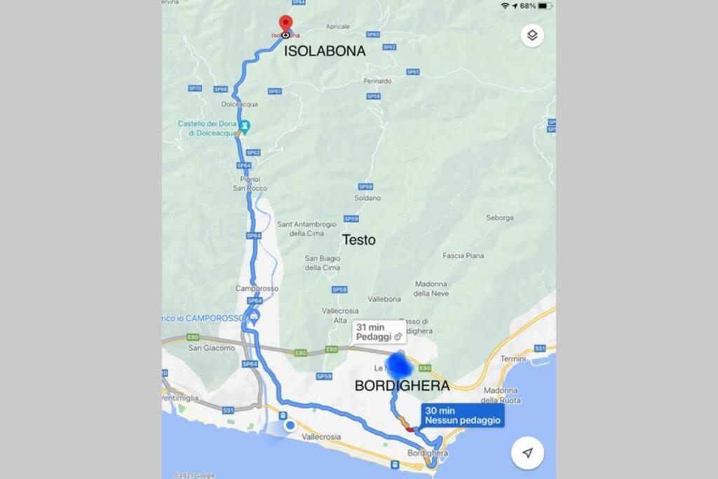 Alloggio Per Vacanze A Isolabona Exteriör bild